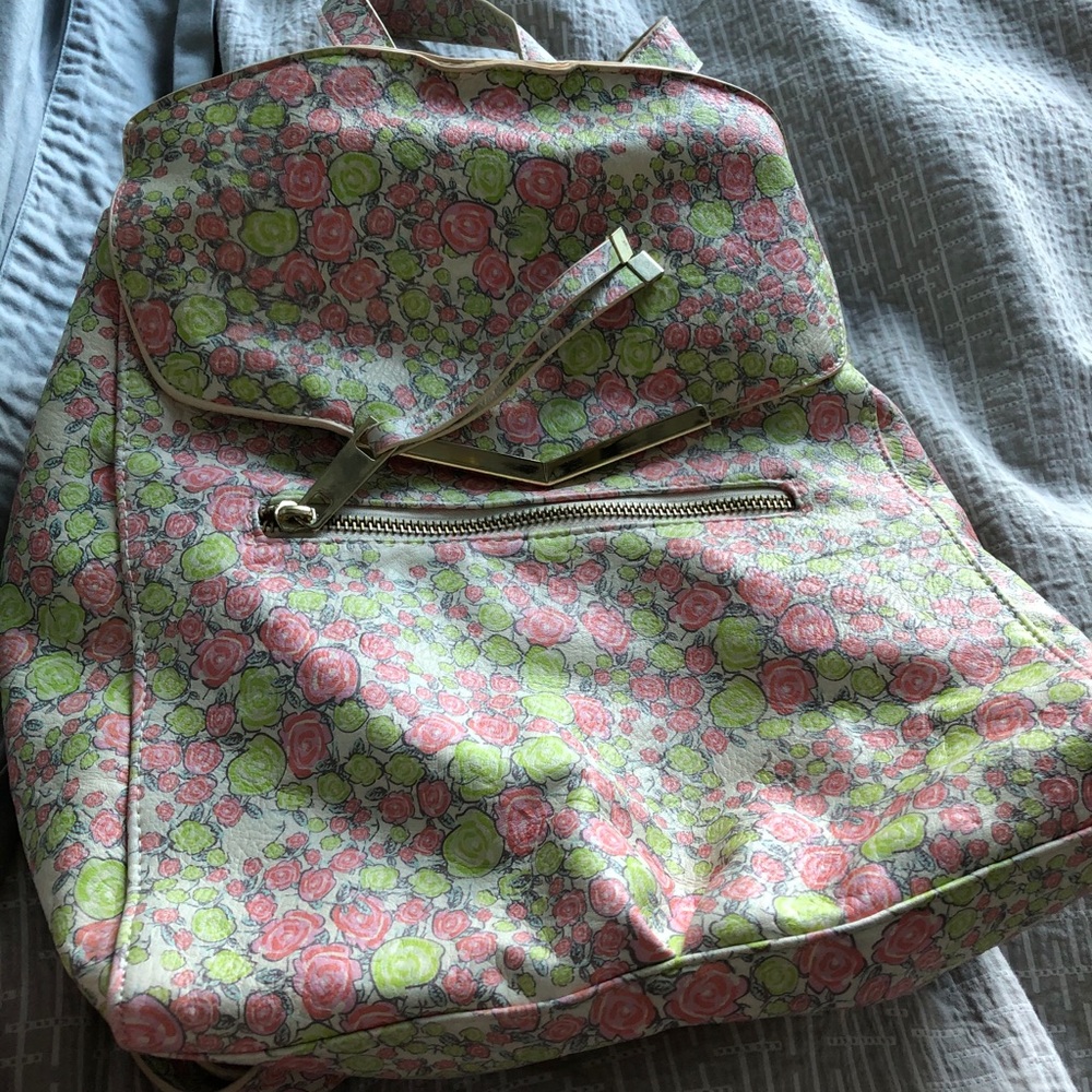 Floral backpack